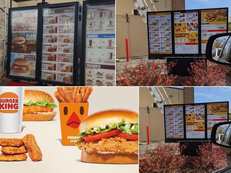 Burger King Menu