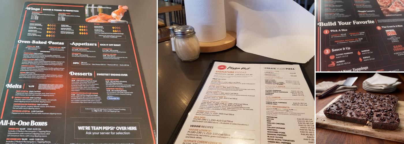Pizza Hut Menu