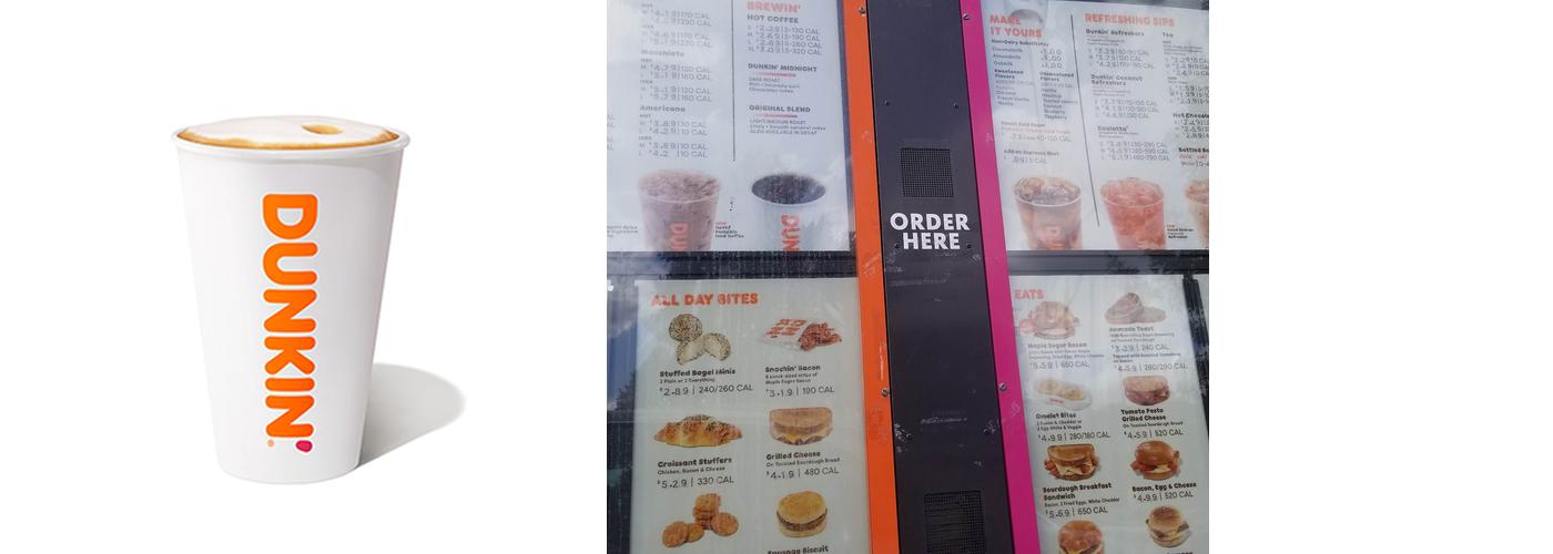 Dunkin' Menu