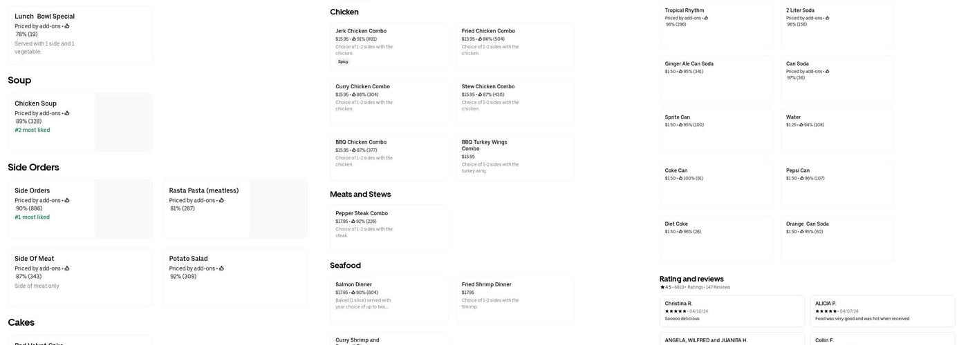 Iron Tomato Menu