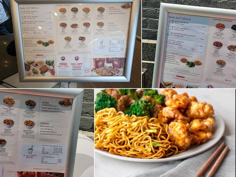 Panda Express Menu
