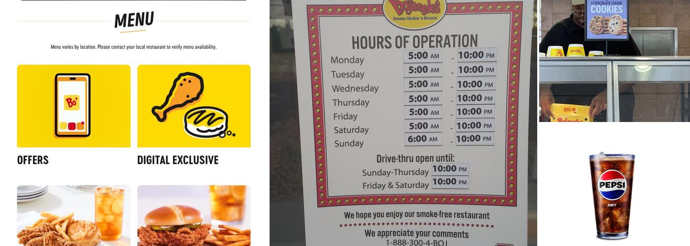 Bojangles Menu