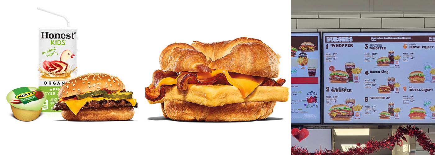 Burger King Menu