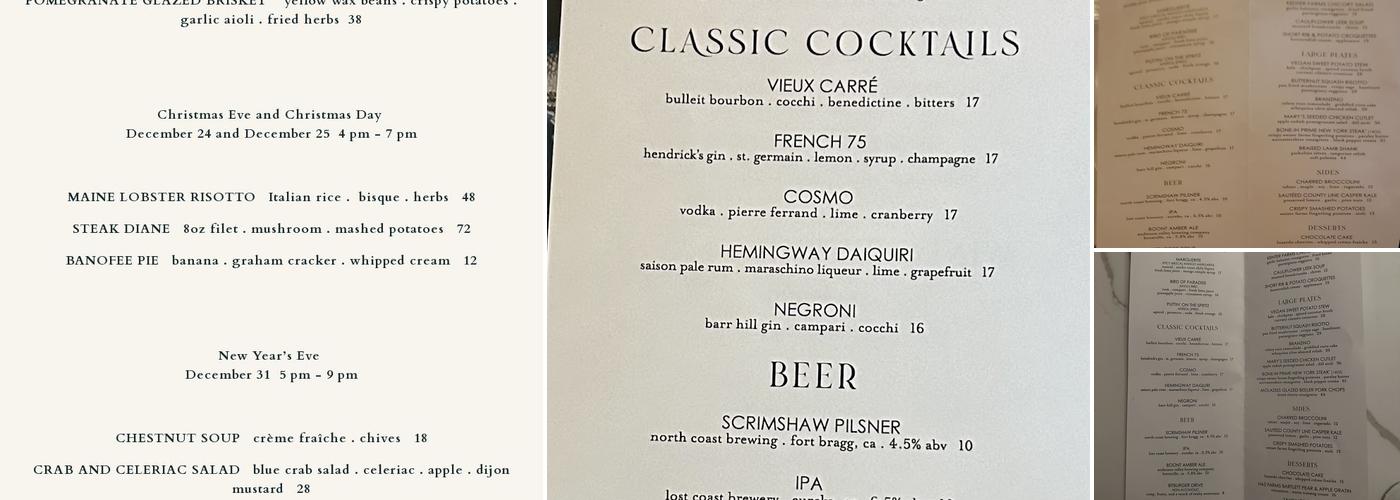 Alice B. Menu