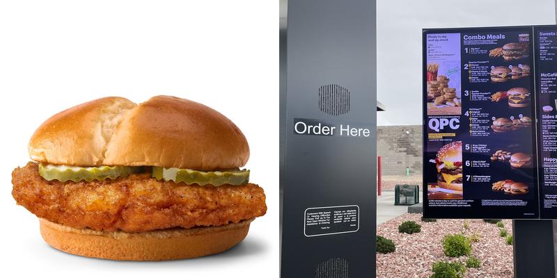 McDonald's Menu