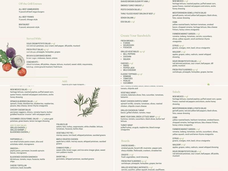 Atlasta Catering and Event Concepts Menu