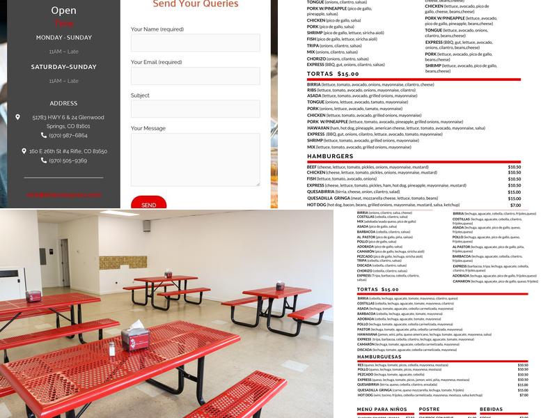 El Taco Express Menu