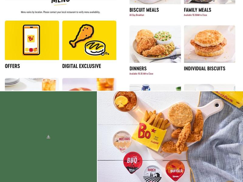 Bojangles Menu