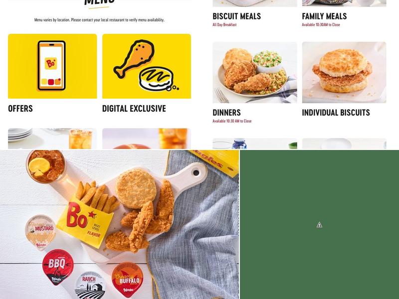 Bojangles Menu