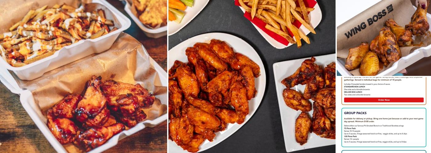 Wing Boss Menu