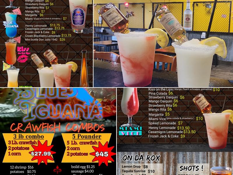Blue Iguana Menu