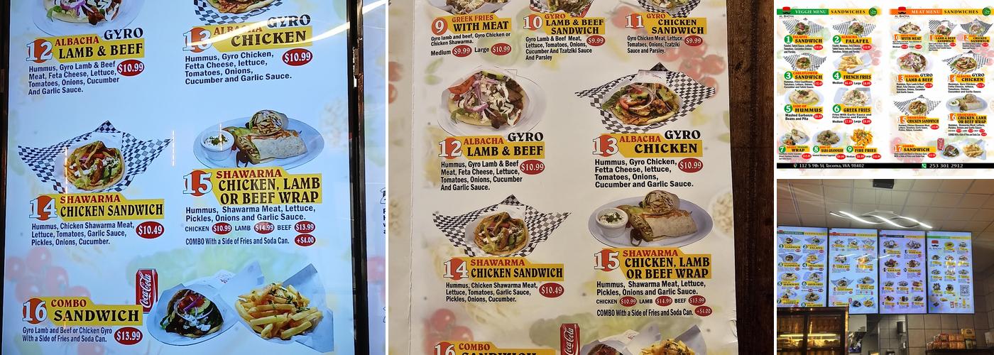Al Bacha #2 Menu