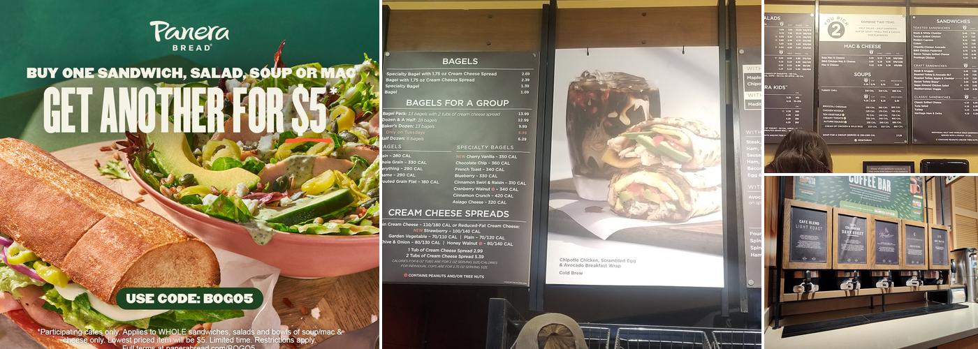 Panera Bread Menu