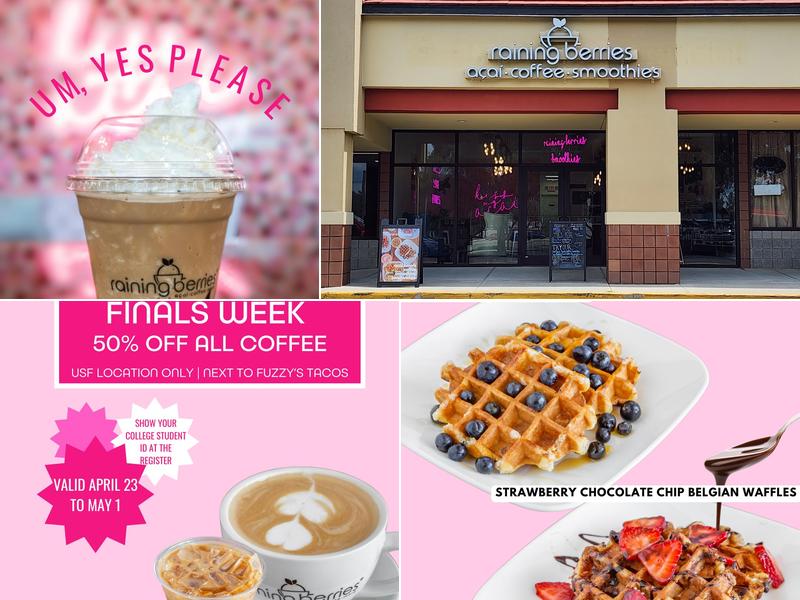 Raining Berries USF - Açaí • Smoothie • Coffee