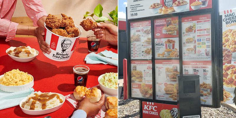 KFC Menu