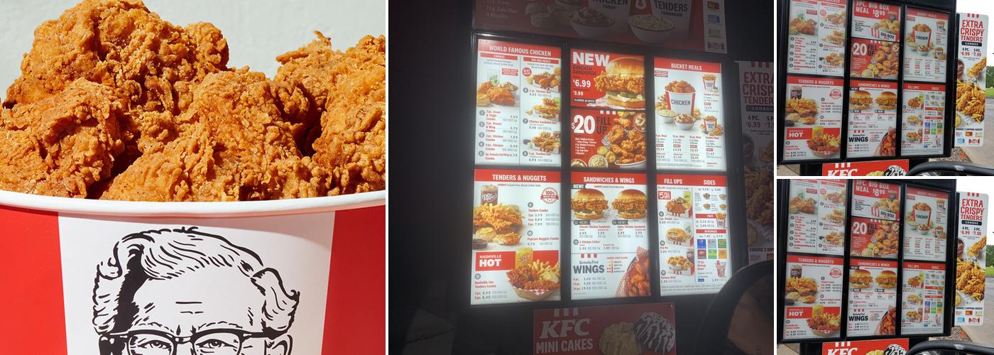 KFC Menu