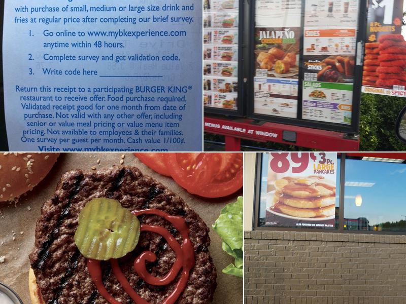 Burger King Menu