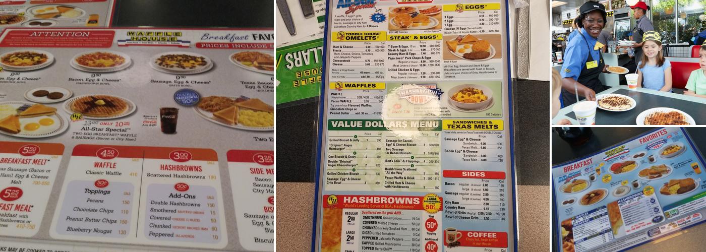 Waffle House Menu