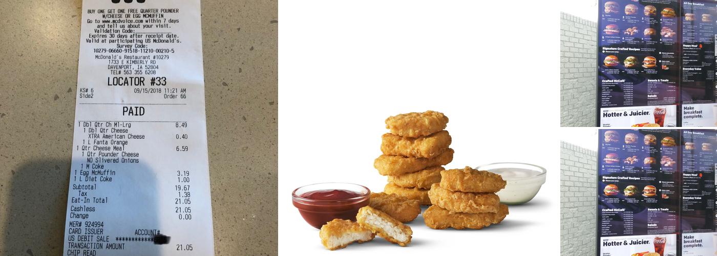McDonald's Menu