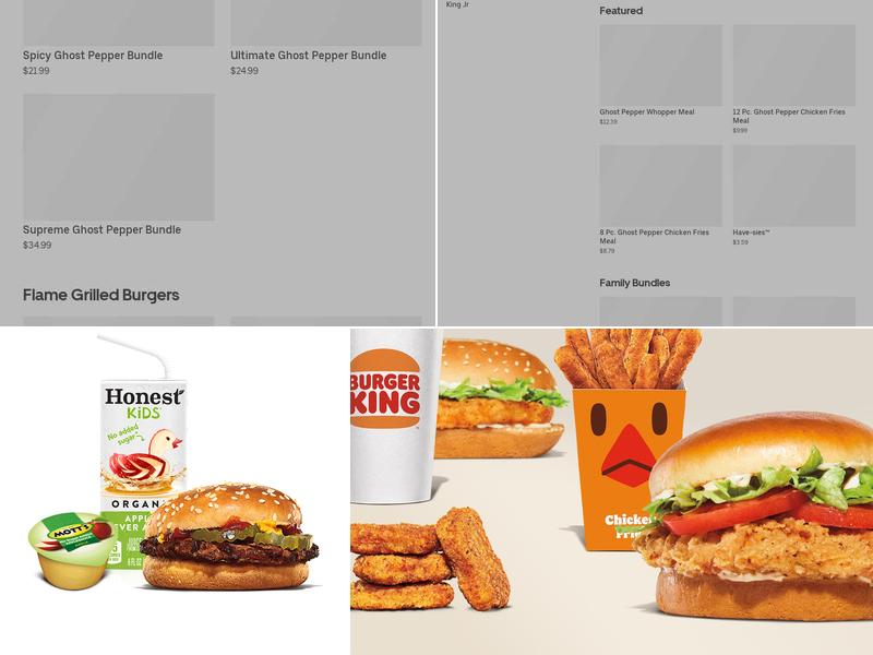 Burger King Menu