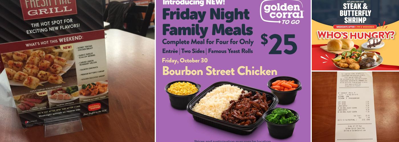 Golden Corral Buffet & Grill Menu