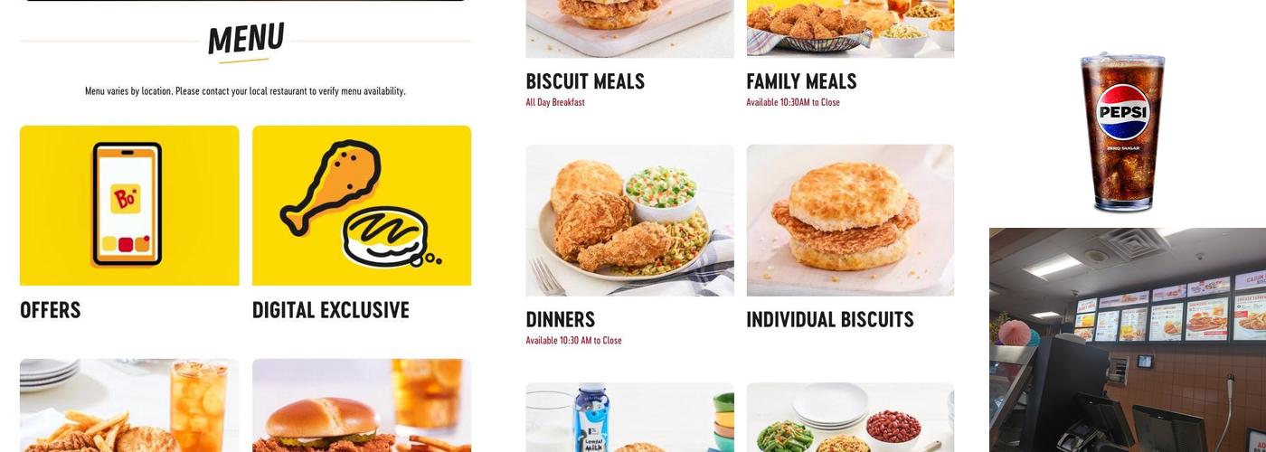 Bojangles Menu