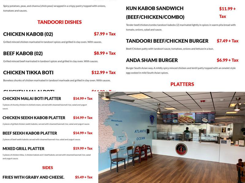 Kun Kabob & Curry Menu