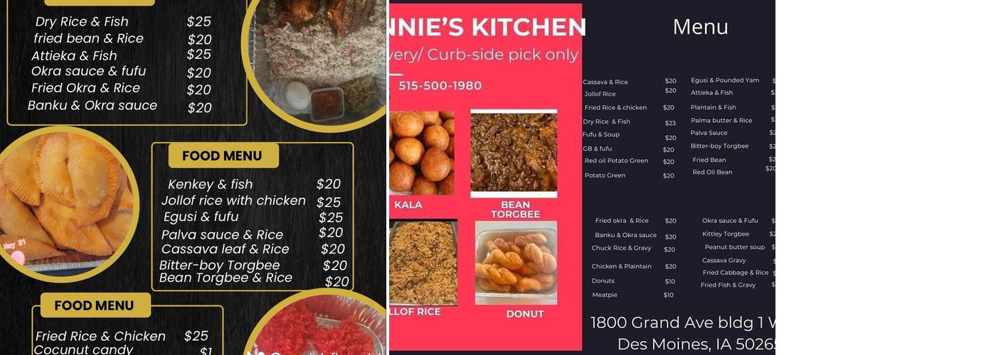 Annie's Kitchen Menu