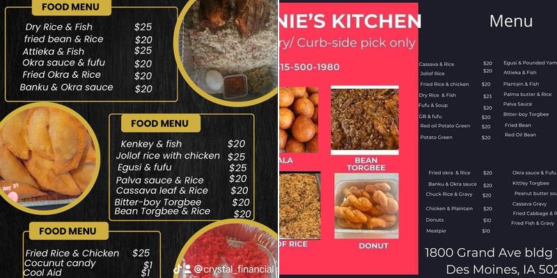 Annie's Kitchen Menu