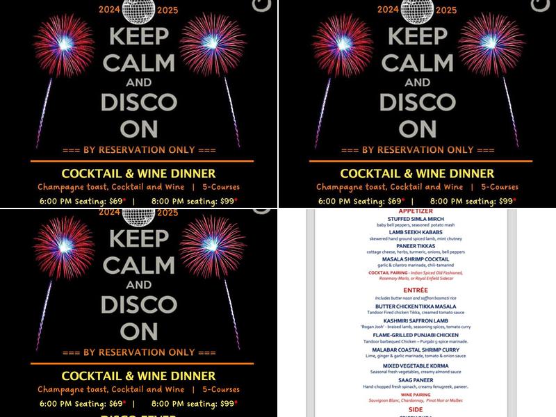 Drunken Munkey Express Menu