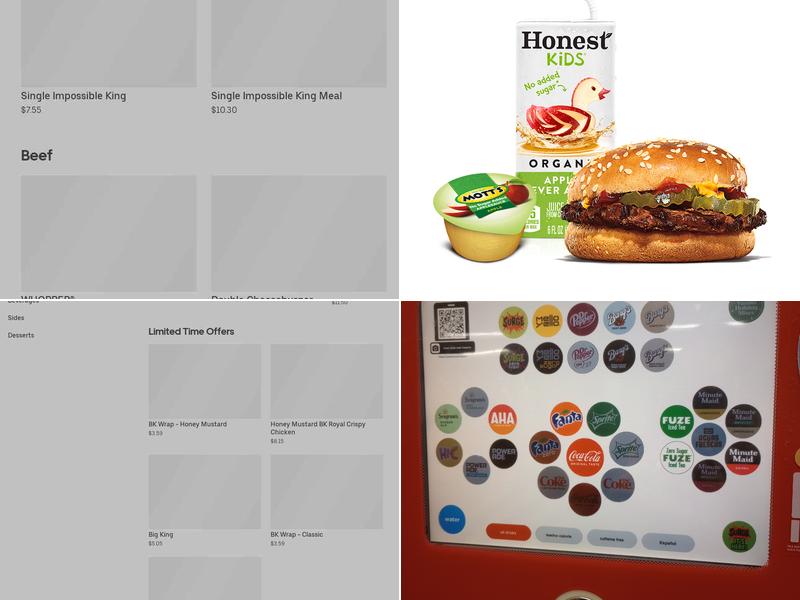 Burger King Menu