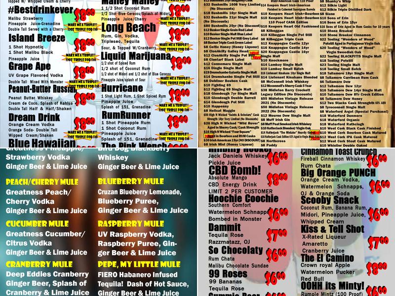 Karaoke Room Menu