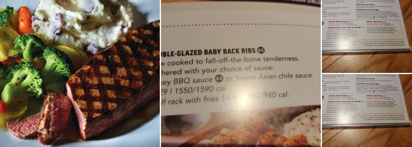 Applebee's Grill + Bar Menu