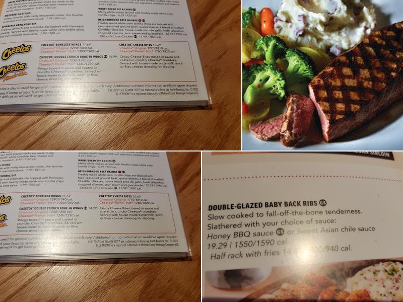 Applebee's Grill + Bar Menu