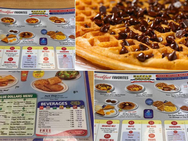 Waffle House Menu