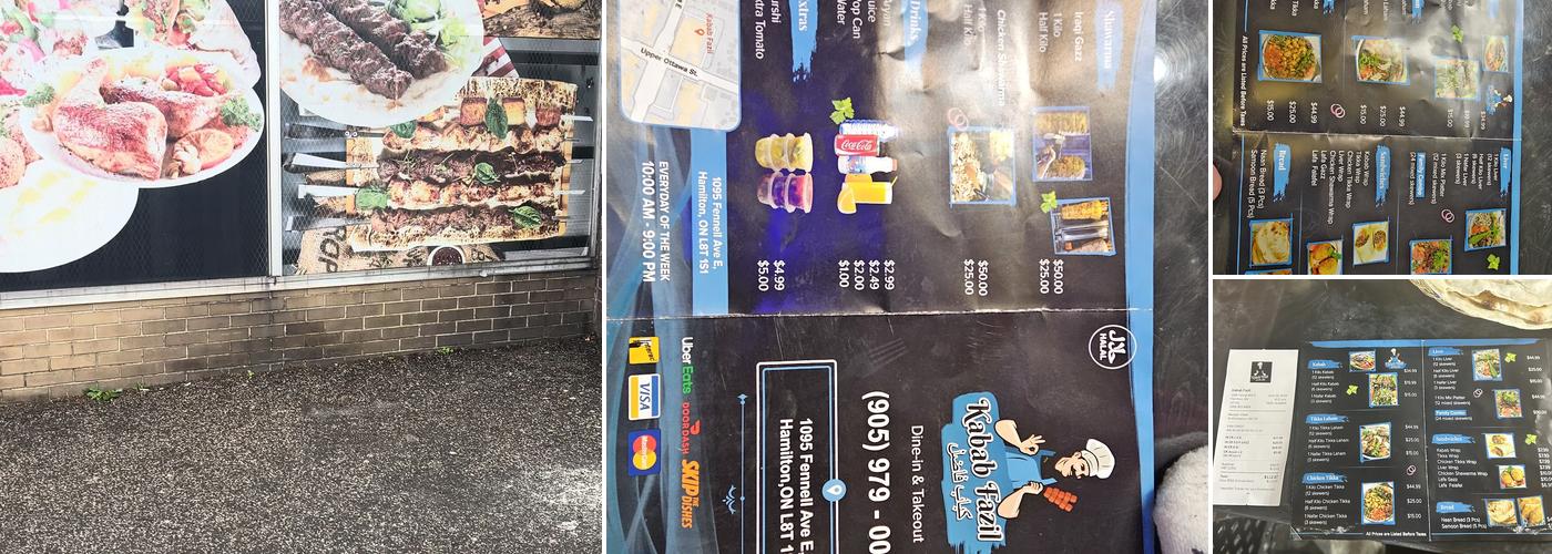 Kabab Fazil کباب فاضل Menu