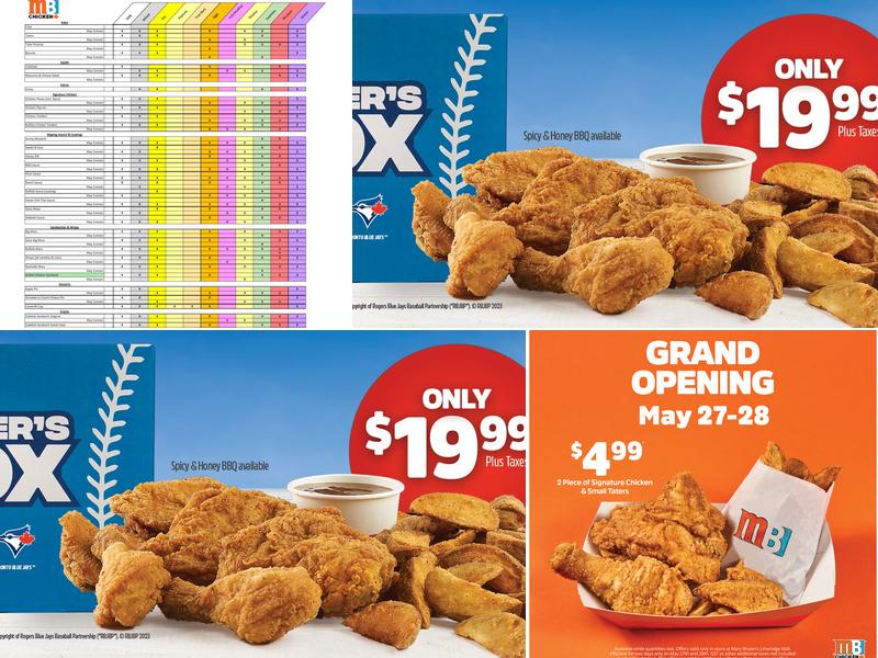 Mary Brown's Chicken Menu