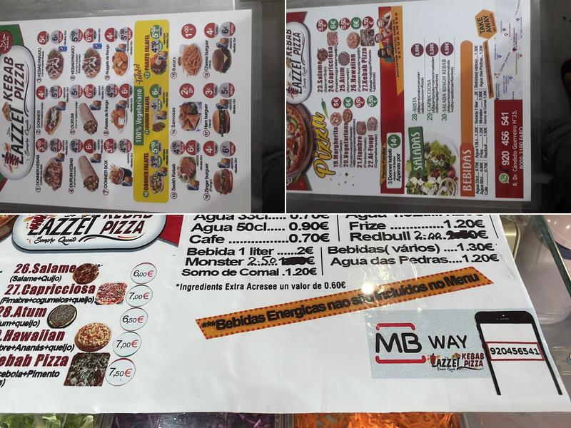 Lazzet Kebab Pizza( لذت کباب پیزا حلال) Menu