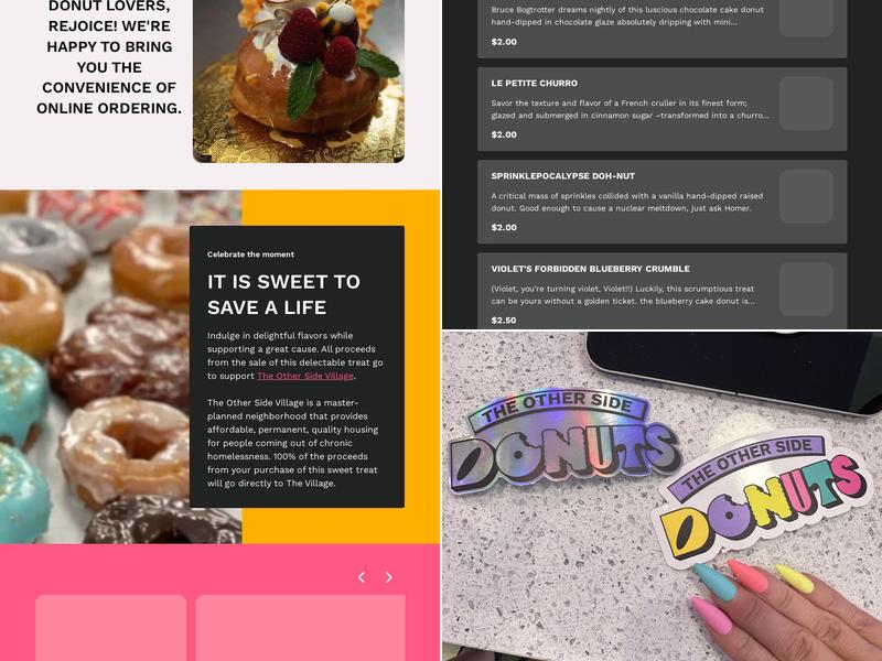 The Other Side Donuts Menu