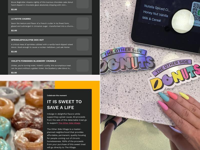 The Other Side Donuts Menu