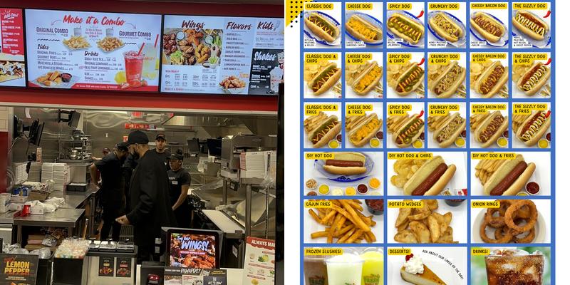 Charleys Cheesesteaks and Wings – Inside Walmart Menu