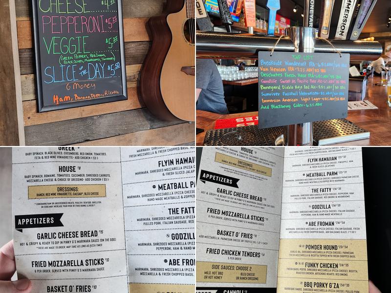 Pinky G's Pizzeria - Bend, OR Menu