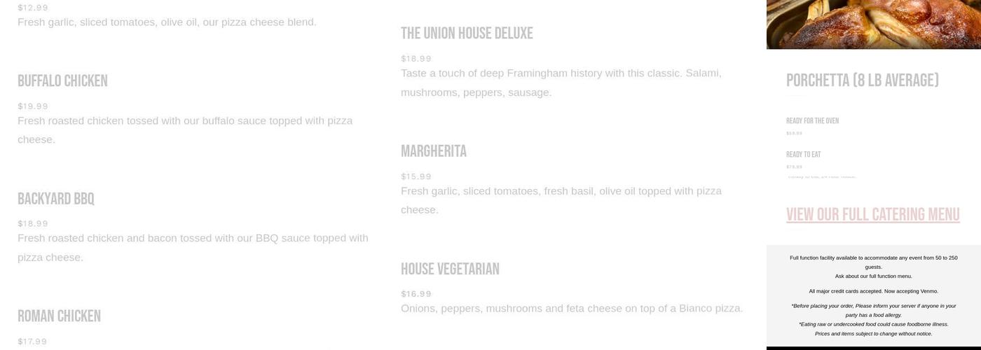 Bronzetti's Pizza & Kitchen Menu