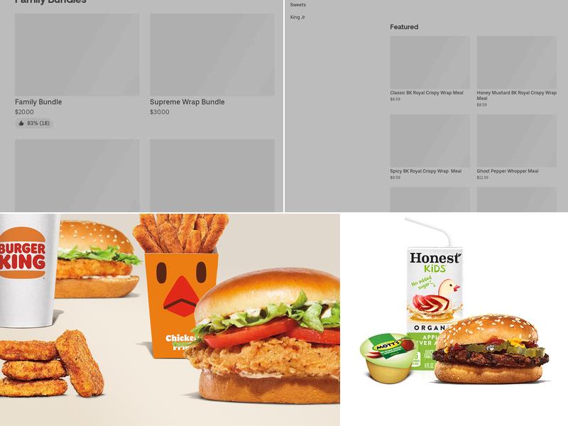 Burger King Menu