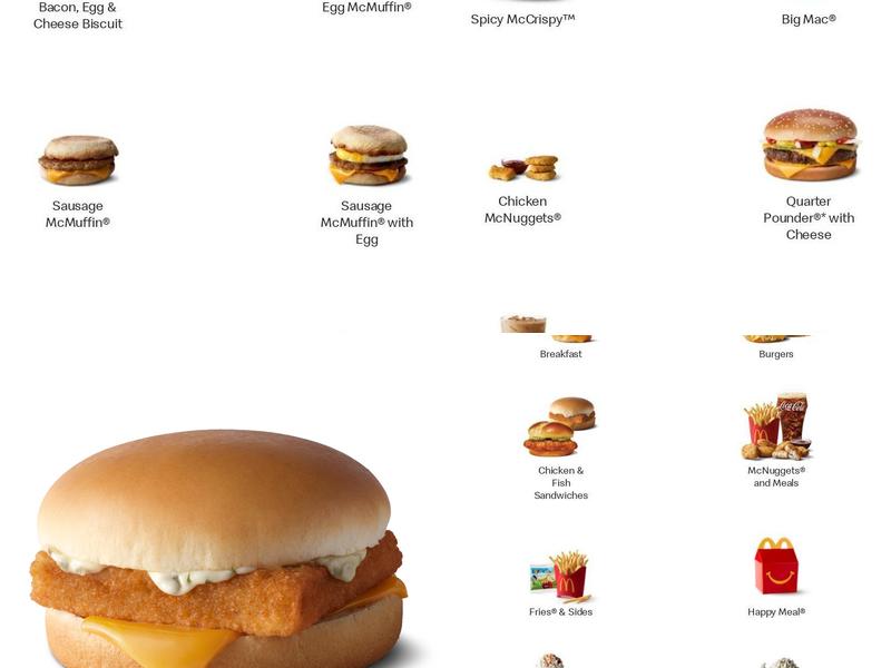 McDonald's Menu