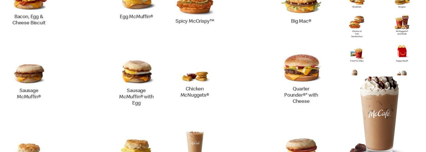 McDonald's Menu