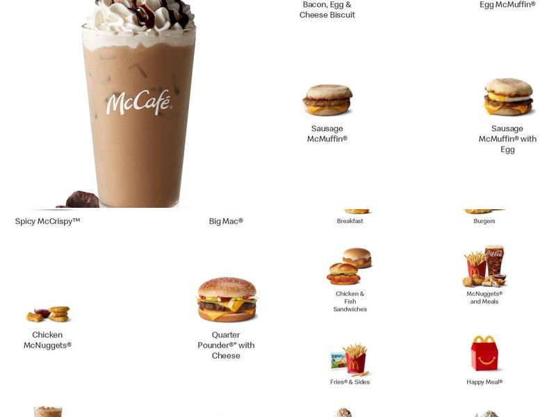 McDonald's Menu