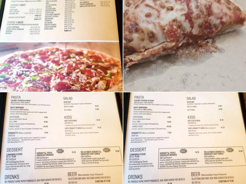 Pizza Hut Menu