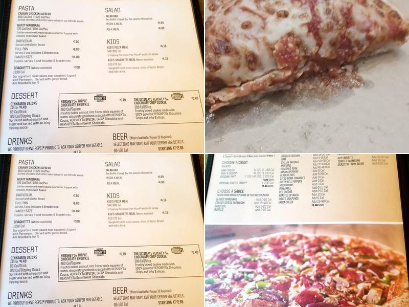 Pizza Hut Menu