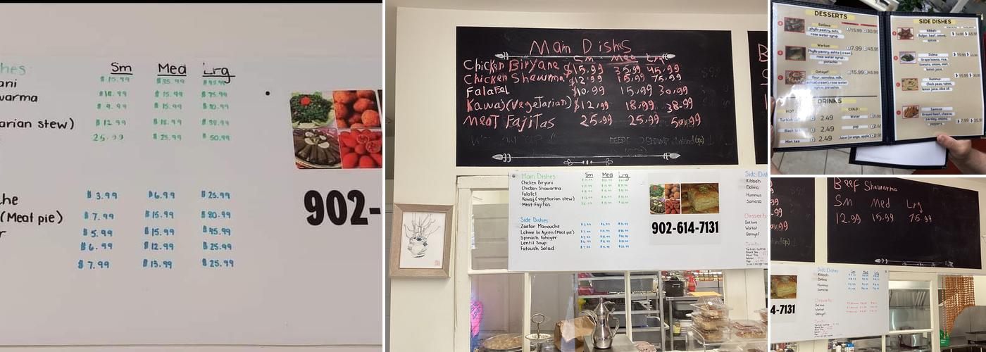 Al Chehade Middle East Cuisine Menu